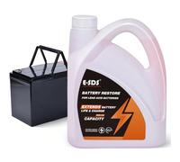 Battery Restore for Lead Acid Batteries, Battery Acid Refill, Golf Cart Battery Restore, Extend Battery Life, Battery Renew Liquid Solution, Repair 6, 8,12 Volt Golf Cart(64 oz)