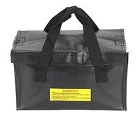 Battery Safe Bag, ExplosionProof Fireproof Lipo Battery Storage, 25.8x13x15.5cm - High - Quality Fireproof Materials, Zipper Sealing Design, Safe Storage for RC Quadcopter Batter