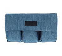 Battery Safe Bag for Mavic 2 for Mini4Pro for Mini3 for Avata Series Drone Batteries Storage Case, Portable Camera Battery Safe Pouch with Hook and Loop, for LP E4N LP E19 (Blue)