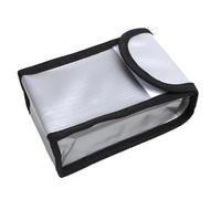 Battery Safety Bag - Battery-Storage Guard Protector, Portable Protective Boxes | Large Fireproof Carrier for Lithium Battery Storage, Battery Storage Case with zipper for Home, Outdoor, Electric