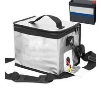 Battery Safety Bag - Large Capacity Pouch For Battery Storage, Fireproof Explosionproof Safe Bag For Storage Transport Charging Home Workshop Garage Tech Device Protection Security Pouch