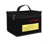 Battery Safety Storage Bag Featuring Fire and Explosion Resistant Material for Lithium Polymer Battery Protection (260x130x150MM)
