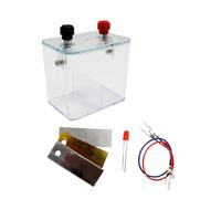 Battery Science Experiment Kit - Primary Battery Simulation Device for Chemical Experiments and Learning - Copper-Iron-Zinc Electrode Teaching Equipment