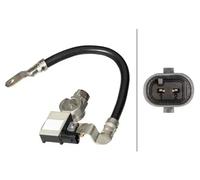 HELLA 6PK 010 840-911 Sensor, battery management - 12V - Bolted - Cable: 217mm