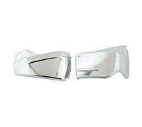 Battery Side Fairing Cover Pair Left Right Motorcycle Battery Side Covers Accessory Replacement for V Star 650 DragStar 650 XVS650 XVS650A All Year Battery Side Cover Left Battery (Chrome)