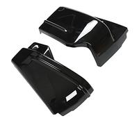 Battery Side Fairing Cover Pair Left Right Motorcycle Battery Side Covers Accessory Replacement for V Star 650 DragStar 650 XVS650 XVS650A All Year Battery Side Cover Left Battery (Black)