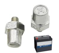 Battery Side Terminal Charging Postcards, Battery Side Post - Positive Negative Negative Post Battery Adapter - 2 Pack, Plom Alloy Charging Connector