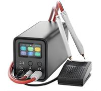 Battery Spot Welder,10kw Portable Battery Welding Kit with LCD Screen,3 Modes & Wireless Cycle,Precision 0.04cm Thin Plate Welding,Supports Welding Pure Nickel/Nickel-Coated Sheets
