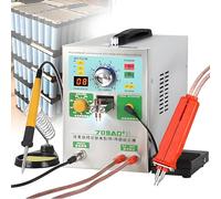 Battery Spot Welder,18650 Lithium Battery Welder,3.2kw Pulse Spot Welding Machine,Automatic Induction Spot Welding Machine,with Wire-Controlled Foot Switch,for Battery Packs,Button Cells