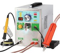 Battery Spot Welder, 3.2KW Automatic Induction Pulse Welding Machine with Soldering Iron Station and Welding Pin for 18650 Battery Pack Nickel Strip