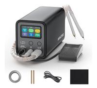 Battery Spot Welder, AWithZ 10.5KW Battery Welder with Farad Capacitor,Supports Auto& Panel Modes, 99 Welding Level,Supports Welding Pure Nickel/Nickel-Coated Sheets,for Battery Pack Building