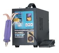 Battery Spot Welder, Portable Soldering Station with Foot Switch, 2.8/4.3Kw Welding Machine for Batteries, 737G Model, Ideal for DIY and Professional Use