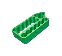 Battery Spot Welding Jig 8-Slot Dual-Row Holder Fixture for 21700 Lithium Cell DIY Pack Assembly, Orange Green Tool for Hobbyist Workshop(4-in-1 green 21700)