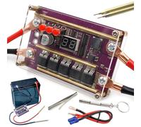 Battery Spot Welding Kit,Portable DIY Spot Welding Machine - Mini Size Lithium Battery Spot Welding Machine, Capacitor, Welding Tool Set