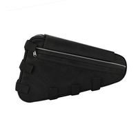 Battery Storage Bag with Multiple Bike Frame Mounting Straps, L | Multiple Strap Attachment, Nylon Construction, Zippered Main Compartment, Reflective Side Trim for Exterior Detail