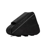 Battery Storage Bag with Multiple Bike Frame Mounting Straps, S | Multiple Strap Attachment, Nylon Construction, Zippered Main Compartment, Reflective Side Trim for Exterior Detail