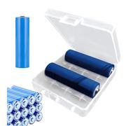 Battery Storage Box Clear | AA Battery Container | Portable Container Organizer Storage Case with Lid for Travelling Home