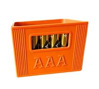 Battery Storage Box Crate Type Organiser with Stackable Design Stores 20 2A or 30 3A Batteries Box Holder