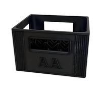 Battery Storage Box Crate Type Organiser with Stackable Design Stores 20 2A or 30 3A Batteries Box Holder