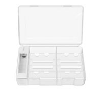Battery Storage Case Container Anti Collision Clear Sturdy Hard Box Dustproof Practical Portable Holder Organizer