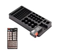 Battery Storage Organizer,Fireproof Organizer with 116 Grids,Large Capacity Battery Storage Box - for D, C, AA, AAA and 9V Batteries, Home, Outdoor and Industry Use