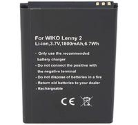Battery suitable for Wiko Lenny 2 5030 battery, 3.7 V, 1800 mAh with 6.7 Wh