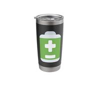 Battery Symbol Stainless Steel Insulated Tumbler