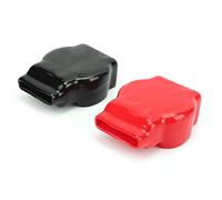 Battery Terminal Cover, 2pcs PVC Positive Negative Top Post Cap Battery Terminal Protector, Universal for Cars, Motorcycles, Trucks, Motor Homes
