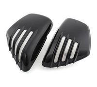 Battery Terminal Cover Motorcycle Side Fairing Battery Cover L&R Protector Panel Fit For Yamaha Virago XV700 XV750 XV1000 XV1100 84 Button Latch for Side(Black B)