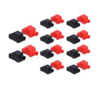 Battery Terminal Covers 10 Set | Terminal Protection for Car Battery Clamps | Flexible Rubber Sleeve Caps 4-1 AWG Cables/Automotive Use | High Temp Rated