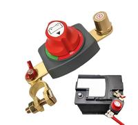 Battery Terminal Disconnect Masterswitches - Waterproof Power Offswitch, Portable Multiscene Safety Device | Marine Automotive Battery Terminal Connector for Boats Car Trucks Rvs Vehicles