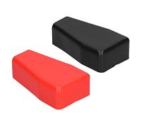 Battery Terminal Protective Cover Set, Flexible Rubber Terminal Cover, Insulating Protector for Top Pillar Battery Clamps, High Temperature with Glossy Finish, Includes 1