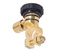 Battery Terminal Switch Power Cut-off Universal Boat Yacht RV Truck Battery Disconnect for MASTER Isolator Shut-off Switch Auto Small 17mm (B(black))
