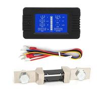 Battery Test Detector, with 200A Shunt Tester Head Battery Test Monitor, High Accurancy PZEM-015 Multifunctional for Measuring Voltage Battery(015 English (with 200A shunt))