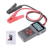 Battery Tester 12V Professional Automotive Diagnostic Tool Quick Cranking Charging Analyzer for Car Motorcycle Truck 40-2000CCA Range Black Red ABS Plastic