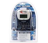 Battery Tester Ansmann Energy Check LCD 4000392 AA AAA 9V Button Cell Coin Cell