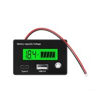 Battery Tester LCD Green Screen Tester, Interface Multi-Battery Power Tester for AA AAA 9V Button Cell Batteries