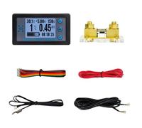 Battery Tester with Shunt DC8-120V 0-500A LCD Display Voltmeter Multimeter Car Battery Coulometer Capacity Power Tester Electrical Engineering Tool