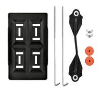 Battery Tray Support Bracket - Adjustable Clamping Holder,Battery Hold Down Tray Mounting Base | for Automotive Truck RV Boat Marine Modification