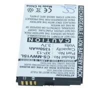 Battery type MWG CS-MWV1SL, 3.7V, 1300mAh, Li-Ion