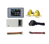 Battery Voltage and Current Monitor Wireless with 2 4 Inch Screen for Accurate Measurement up to 120V 500A Including Temperature Sensor and Bidirectional Detection (B)