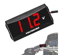 Battery Voltage Meter - 12V-48V Battery Tester, Voltage & Continuity Tester, Digital LCD Batteries Testeres | Accurate Portable Monitor for Car, Motorcycle, and Electronics, Easy to Use