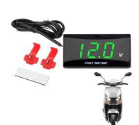 Battery Voltage Meter | Small Electrical Gauge 0-20V - Motorcycle Battery Gauge Voltage Meter - for Marine Boat Car Motorcycle Truck RV ATV Sedan Pickup Scooter SUV Dashboard Handlebar