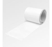 Battery Wrap PVC Heat Shrink Tubing, 45mm Flat Width 5M Long for 18650 Lithium Battery protection PVC Heat Shrink Sleeve (White, 16.4ft)