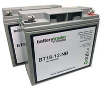 BatteryTrader® battery compatible with Pride GoGo Elite Traveller 4 & plus mobility scooter batteries larger 12v 18ah
