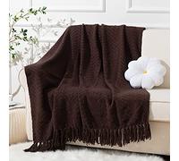 Battilo Dark Brown Throw Blanket for Couch, Super Soft Cozy Warm Chocolate Throw Blanket for Bed Chair Sofa Living Room Home Decor,150cmx200cm
