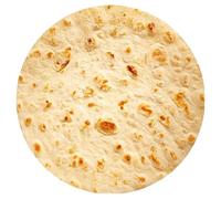 BATTILO HOME Burrito Tortilla Blanket for Adults Kids, Diameter 71 inch | Funny Realistic Food Throw Blanket, Soft Flannel Plush Taco Blanket, Novelty Birthday Gifts, White Elephant Gifts