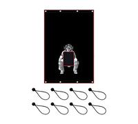 Batting Cage Backstop Mat Baseball Padding Strike Zone Catcher Net Saver Heavy Duty Softball Hitting Training Equipment Sports Aid Portable Wi, 183cmx122cm