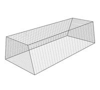 BATTING CAGES INC. BCI Freestanding Trapezoid Batting Cage with Net and Frame, Baseball and Softball Training Equipment, 55 ft