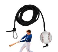 Batting Swing Practice Trainer - Baseball Training Rope Tool, Adjustable Hitting Aid Device | Skill Development Equipment, Sport Accessory with Strap for Youth Adults Team Training Field Practice